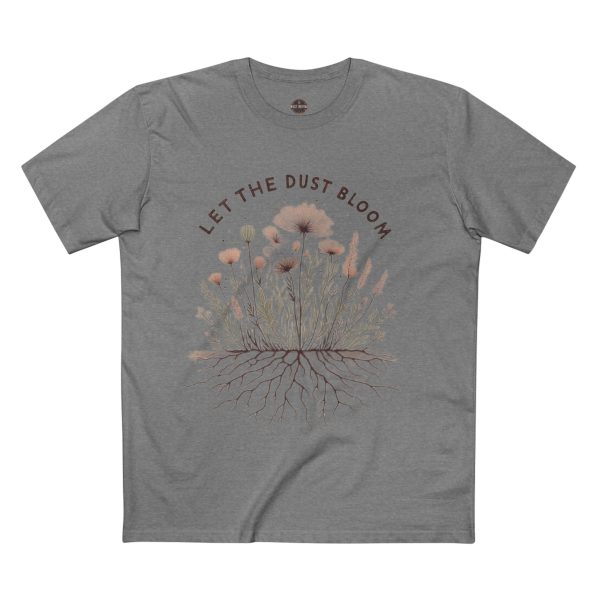Botanical Adult Tee - Let the Dust Bloom, Nature Inspired T-Shirt - Image 16