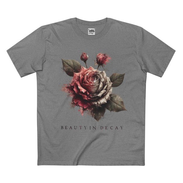 Floral Decay Tee - Vintage Aesthetic Shirt, Graphic T-Shirt, Art Print Top, Casual Wear - Image 10