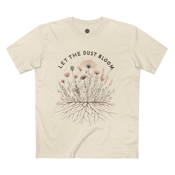 Botanical Adult Tee - Let the Dust Bloom, Nature Inspired T-Shirt - Image 8