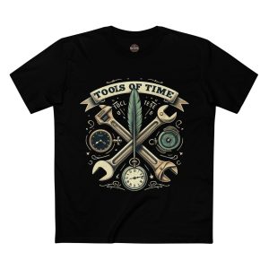 Vintage Tools of Time Tee, Gift for Handyman, Funny Engineer T-Shirt