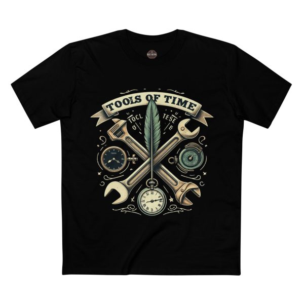 Vintage Tools of Time Tee, Gift for Handyman, Funny Engineer T-Shirt