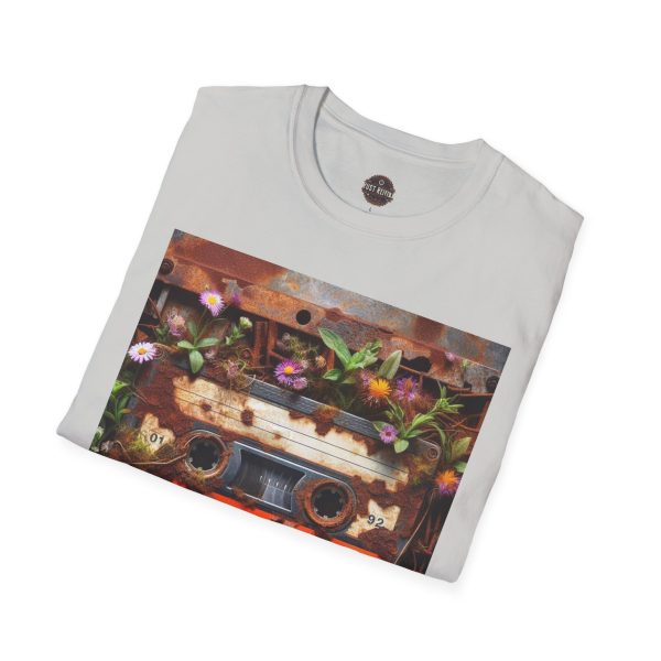 Retro Boombox T-Shirt, Vintage Music Tee, Floral Graphic Shirt, Gift for Music Lovers - Image 8
