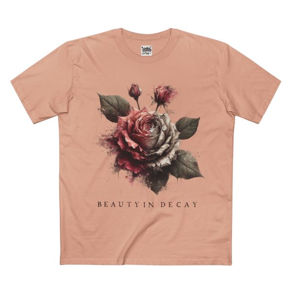 Floral Decay Tee - Vintage Aesthetic Shirt, Graphic T-Shirt, Art Print Top, Casual Wear - Image 7