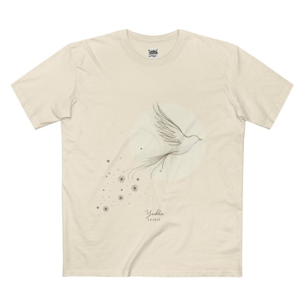 Dove Graphic Adult Tee, Peaceful T-Shirt, Inspirational Gift, Minimalist Style - Image 3