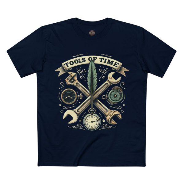 Vintage Tools of Time Tee, Gift for Handyman, Funny Engineer T-Shirt - Image 25