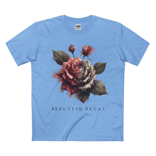 Floral Decay Tee - Vintage Aesthetic Shirt, Graphic T-Shirt, Art Print Top, Casual Wear - Image 13
