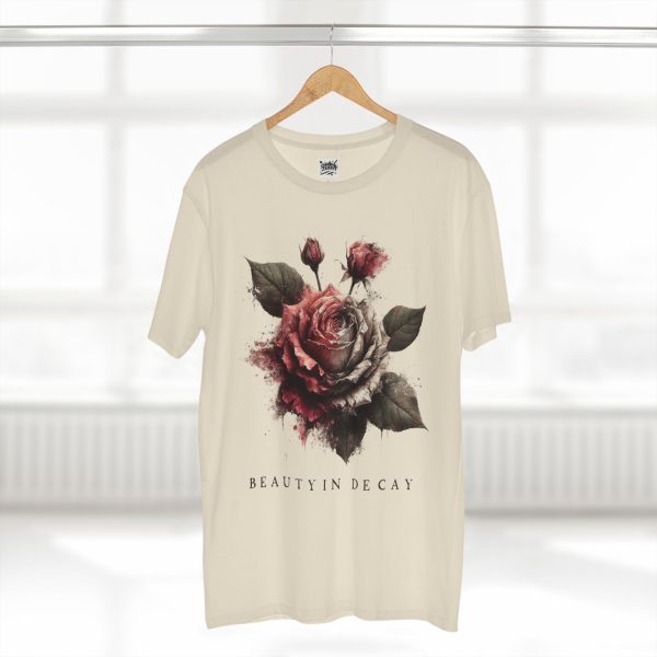 Floral Decay Tee - Vintage Aesthetic Shirt, Graphic T-Shirt, Art Print Top, Casual Wear - Image 6
