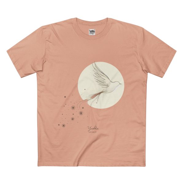 Dove Graphic Adult Tee, Peaceful T-Shirt, Inspirational Gift, Minimalist Style - Image 5