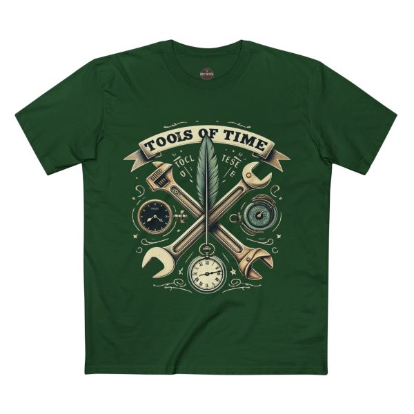 Vintage Tools of Time Tee, Gift for Handyman, Funny Engineer T-Shirt - Image 16