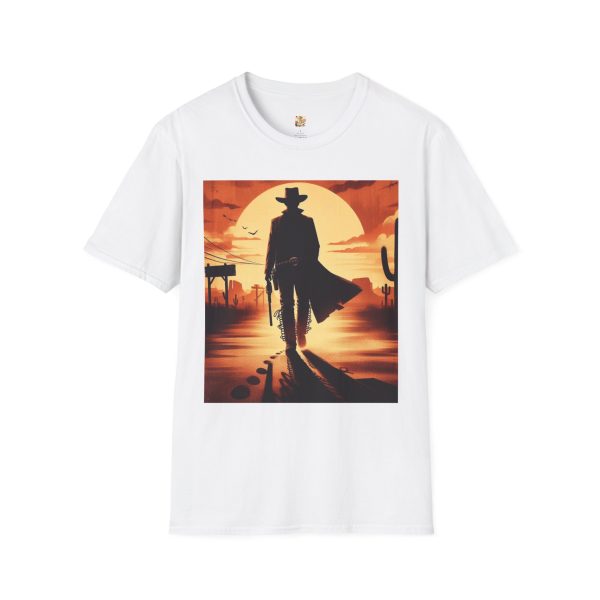 Cowboy Sunset Graphic T-Shirt, Western Apparel, Gift for Him, Casual Wear, Outdoor Adventures
