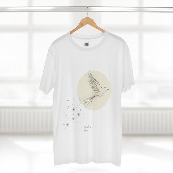 Dove Graphic Adult Tee, Peaceful T-Shirt, Inspirational Gift, Minimalist Style - Image 2