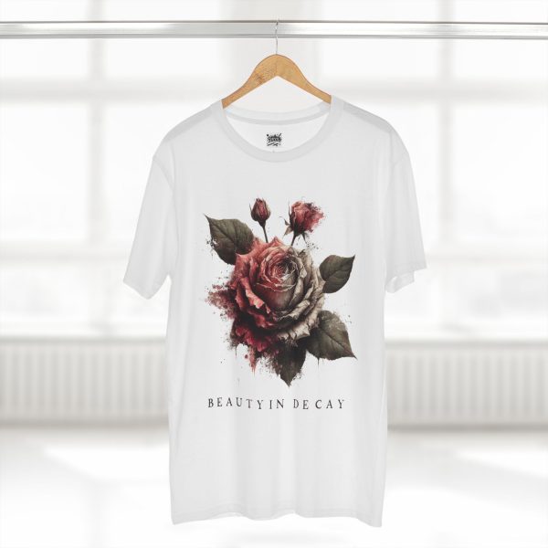 Floral Decay Tee - Vintage Aesthetic Shirt, Graphic T-Shirt, Art Print Top, Casual Wear - Image 3
