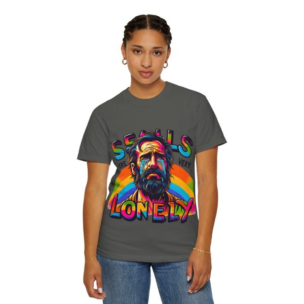 Vibrant Unisex T-Shirt - ‘Seals Very Lonely’ Graphic Tee, Colorful Casual Wear - Image 19