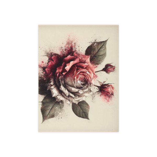 Elegant Floral Ceramic Photo Tile, Rose Art Decor, Custom Home Gift, Wall Art - Image 5