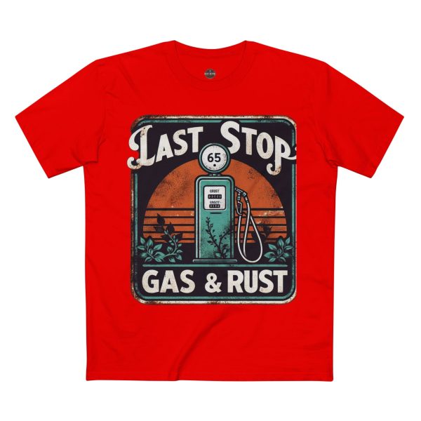 Retro Gas Station Adult Tee, Vintage T-Shirt, Casual Wear - Image 5