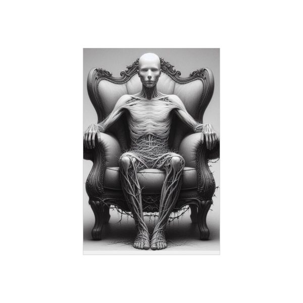 Monochrome Art Foam Board Print, Modern Wall Decor, Unique Home Decoration - Image 5