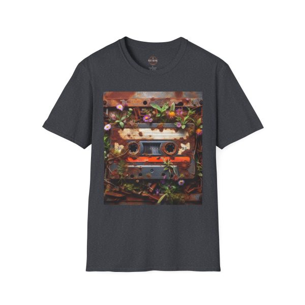 Retro Boombox T-Shirt, Vintage Music Tee, Floral Graphic Shirt, Gift for Music Lovers - Image 49