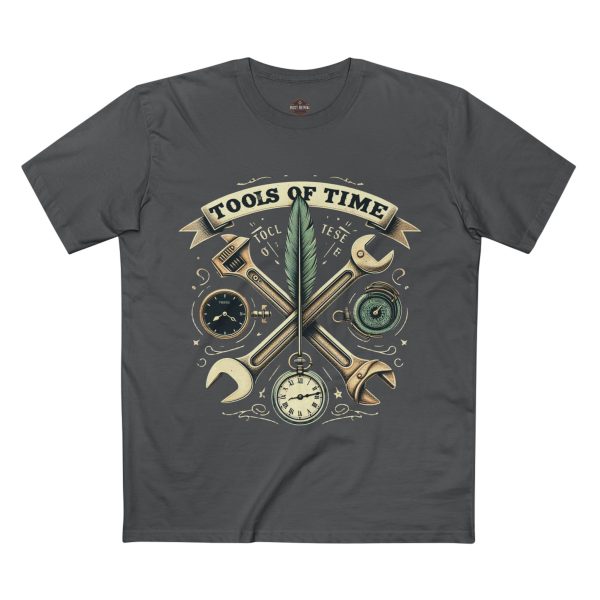 Vintage Tools of Time Tee, Gift for Handyman, Funny Engineer T-Shirt - Image 13