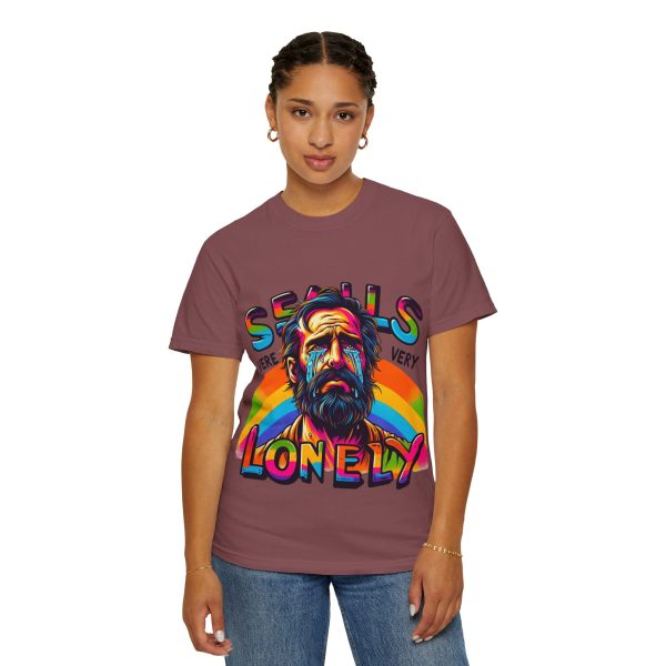Vibrant Unisex T-Shirt - ‘Seals Very Lonely’ Graphic Tee, Colorful Casual Wear - Image 11