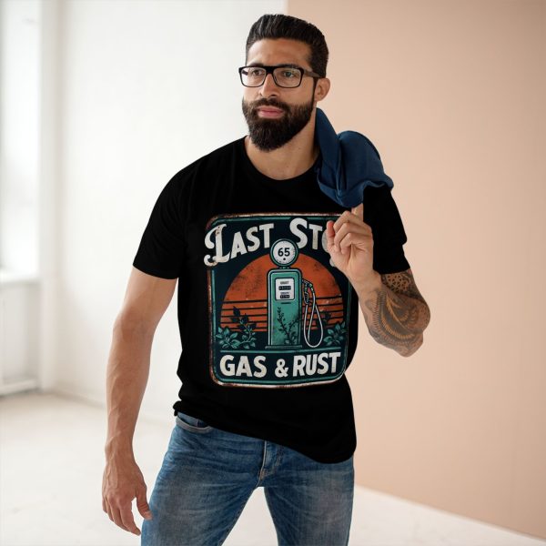 Retro Gas Station Adult Tee, Vintage T-Shirt, Casual Wear - Image 11