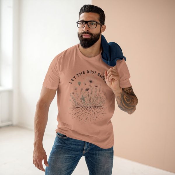 Botanical Adult Tee - Let the Dust Bloom, Nature Inspired T-Shirt - Image 10