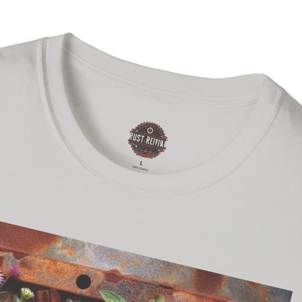 Retro Boombox T-Shirt, Vintage Music Tee, Floral Graphic Shirt, Gift for Music Lovers - Image 7