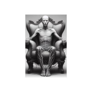 Monochrome Art Foam Board Print, Modern Wall Decor, Unique Home Decoration
