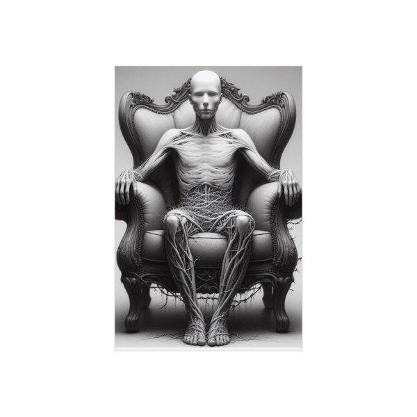 Monochrome Art Foam Board Print, Modern Wall Decor, Unique Home Decoration