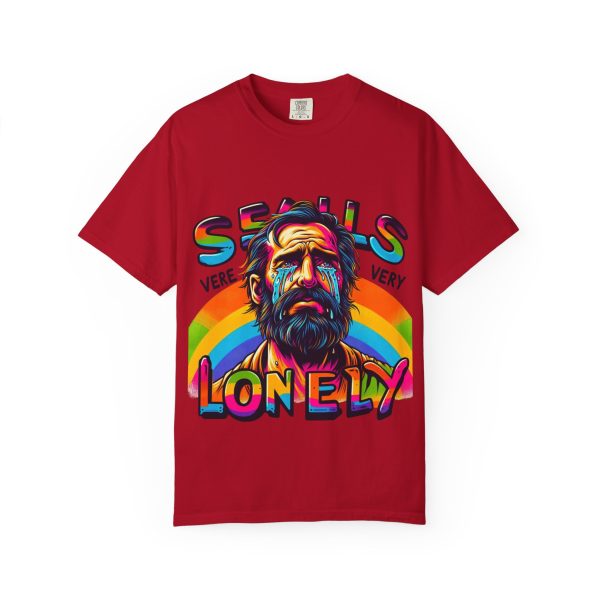 Vibrant Unisex T-Shirt - ‘Seals Very Lonely’ Graphic Tee, Colorful Casual Wear - Image 48