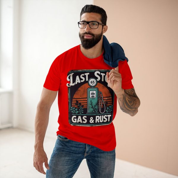 Retro Gas Station Adult Tee, Vintage T-Shirt, Casual Wear - Image 7
