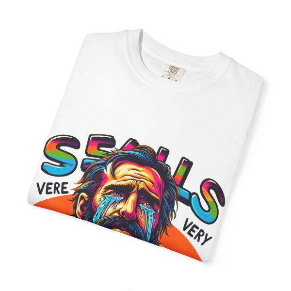 Vibrant Unisex T-Shirt - ‘Seals Very Lonely’ Graphic Tee, Colorful Casual Wear - Image 3
