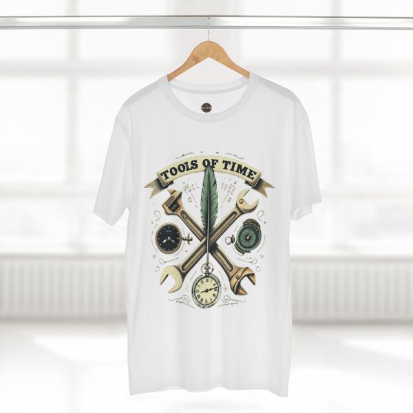 Vintage Tools of Time Tee, Gift for Handyman, Funny Engineer T-Shirt - Image 6
