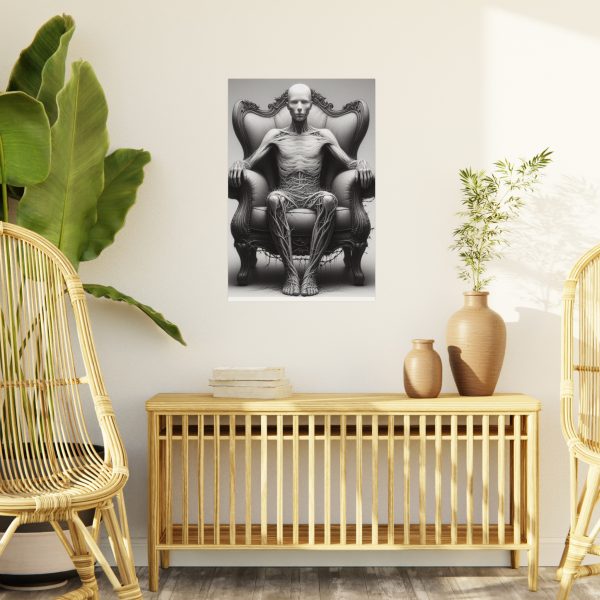 Monochrome Art Foam Board Print, Modern Wall Decor, Unique Home Decoration - Image 7