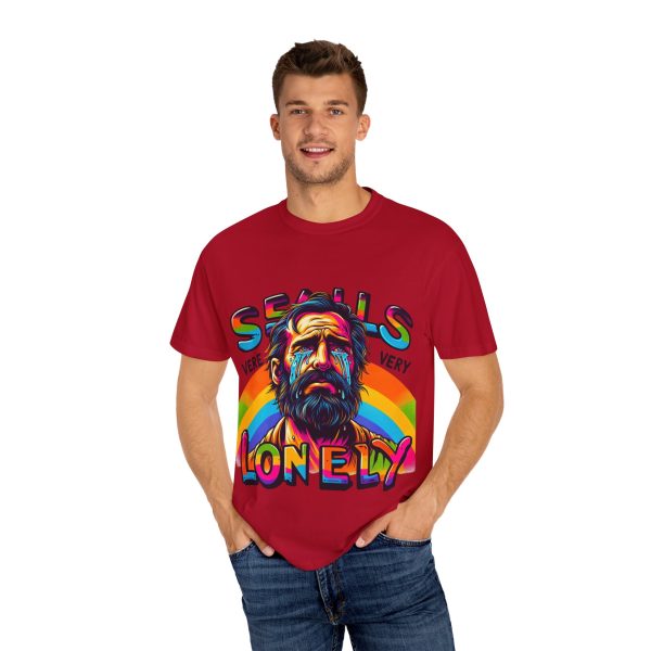 Vibrant Unisex T-Shirt - ‘Seals Very Lonely’ Graphic Tee, Colorful Casual Wear - Image 51