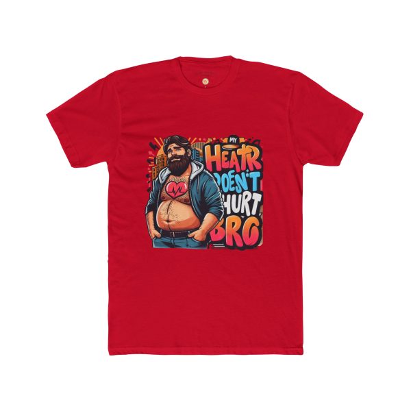 Unisex Graphic Tee, Fun and Quirky Cotton Crew Shirt, Heart Humor T-shirt - Image 36
