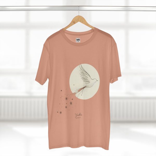 Dove Graphic Adult Tee, Peaceful T-Shirt, Inspirational Gift, Minimalist Style - Image 6