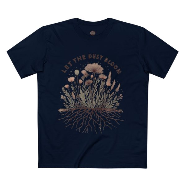 Botanical Adult Tee - Let the Dust Bloom, Nature Inspired T-Shirt - Image 33