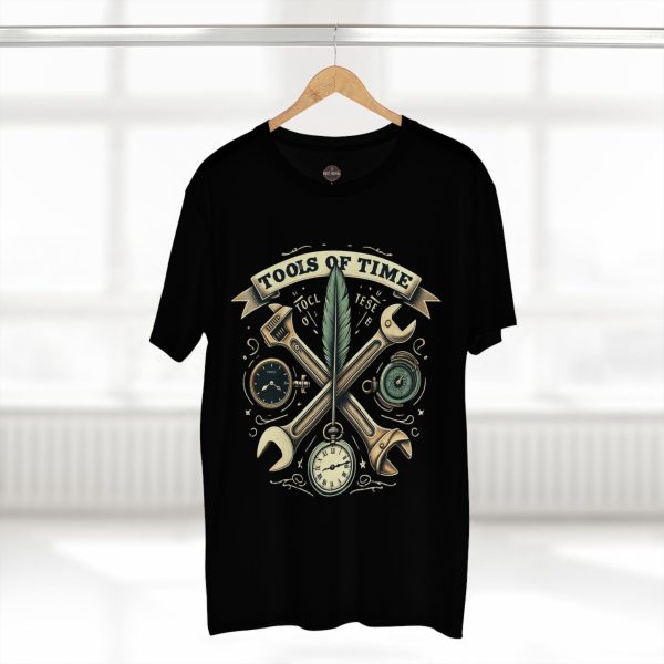 Vintage Tools of Time Tee, Gift for Handyman, Funny Engineer T-Shirt - Image 3
