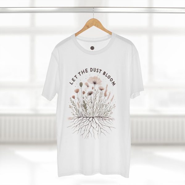 Botanical Adult Tee - Let the Dust Bloom, Nature Inspired T-Shirt - Image 3