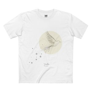 Dove Graphic Adult Tee, Peaceful T-Shirt, Inspirational Gift, Minimalist Style