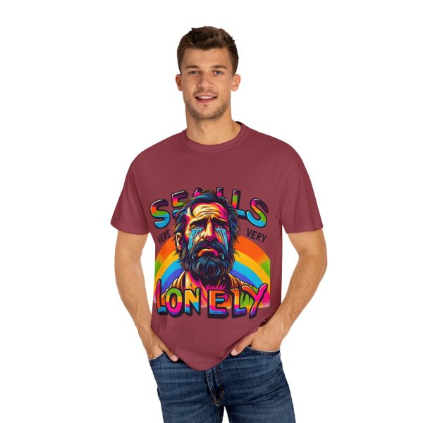Vibrant Unisex T-Shirt - ‘Seals Very Lonely’ Graphic Tee, Colorful Casual Wear - Image 47