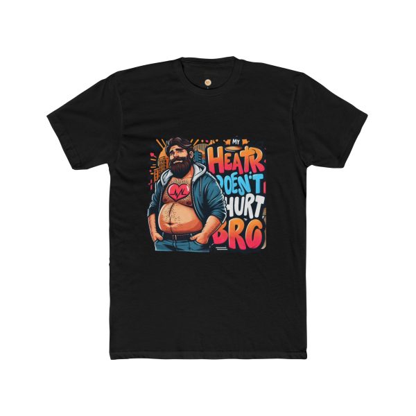 Unisex Graphic Tee, Fun and Quirky Cotton Crew Shirt, Heart Humor T-shirt - Image 9