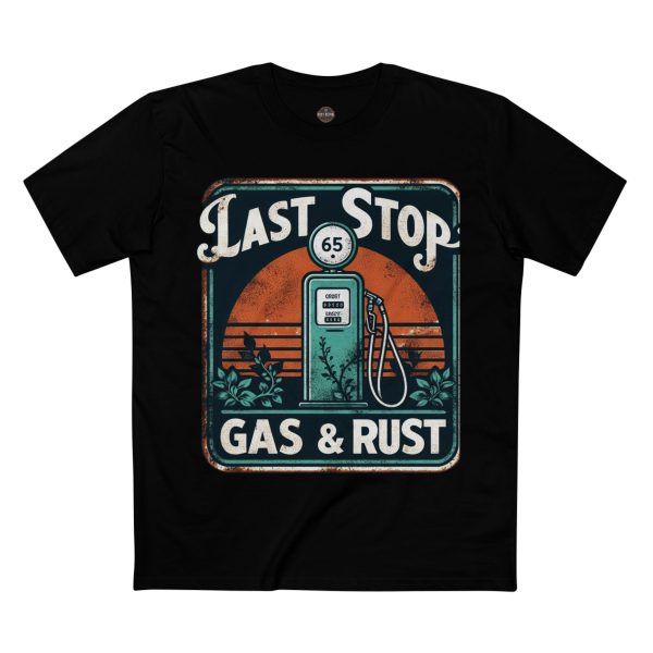 Retro Gas Station Adult Tee, Vintage T-Shirt, Casual Wear - Image 9