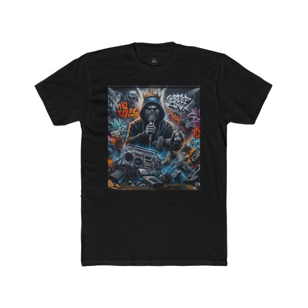 Urban Street Art Unisex Cotton Crew Tee, Hip Hop Clothing, Graffiti Tee, Casual Wear - Image 3