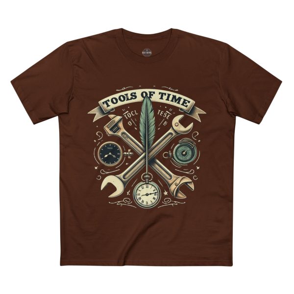 Vintage Tools of Time Tee, Gift for Handyman, Funny Engineer T-Shirt - Image 7