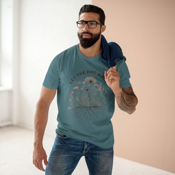 Botanical Adult Tee - Let the Dust Bloom, Nature Inspired T-Shirt - Image 24