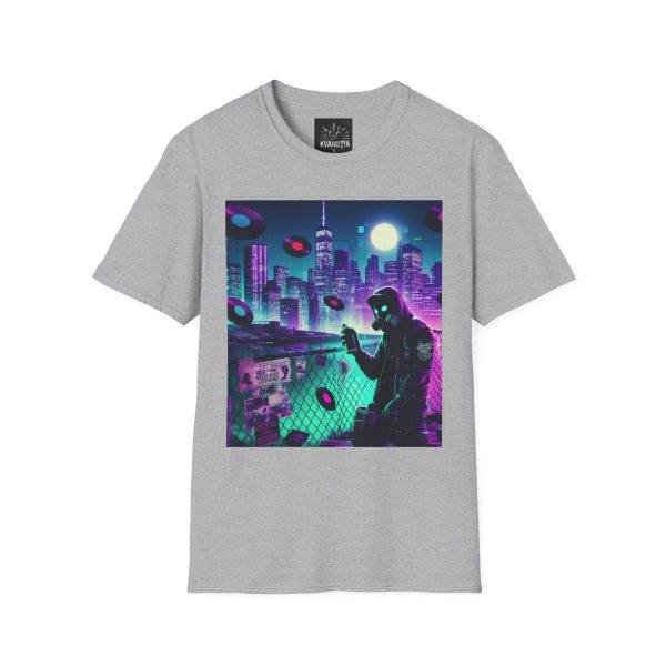 Urban Vibe Graphic Tee | Retro City Night T-Shirt, Music Lover Gift, Streetwear Style - Image 13