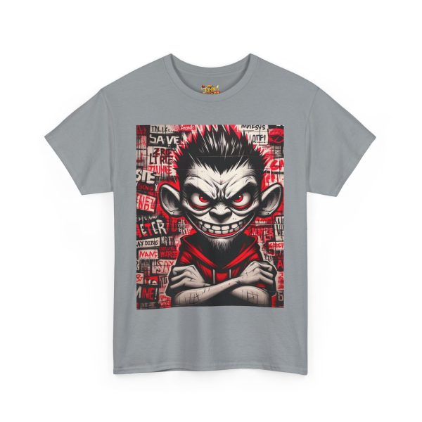 Edgy Graphic Tee for Rebels, Cool Unisex Heavy Cotton T-Shirt, Streetwear, Gift for Teen - Image 27