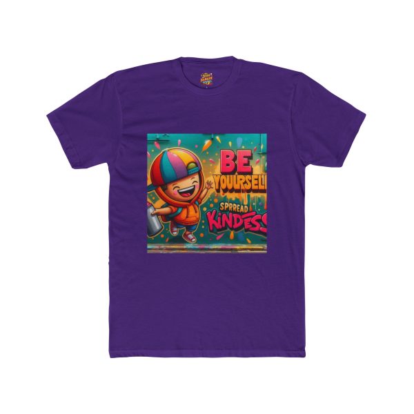 Inspirational Crew Tee for Kids - 'Be Yourself, Spread Kindness', Motivational T-Shirt - Image 17