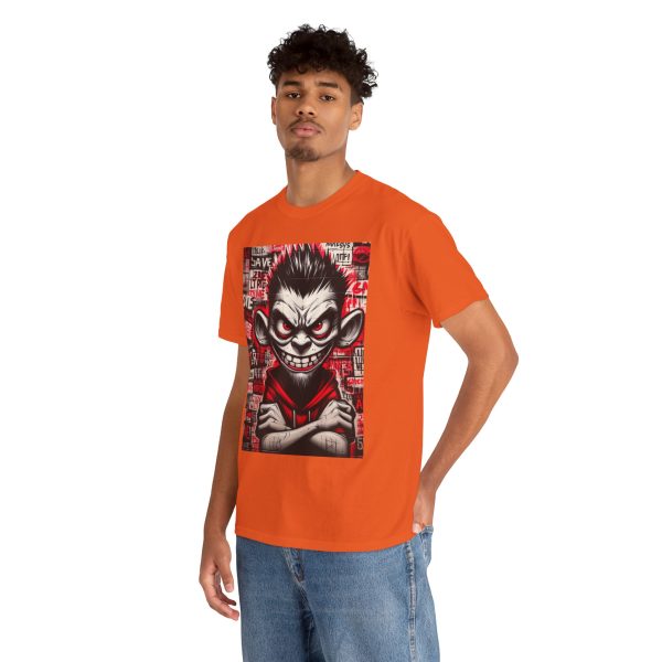 Edgy Graphic Tee for Rebels, Cool Unisex Heavy Cotton T-Shirt, Streetwear, Gift for Teen - Image 23